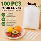 🔥100PCS Disposable Stretch Food Covers for Bowls & Plates
